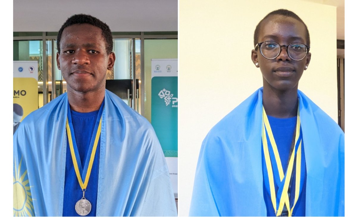 ngogarwanda1's tweet photo. Proud moment for #Rwanda! Our students shine at PAMO competition, bringing home 5 silver and 4 bronze medals!  Congratulations to our math champs! Let's celebrate their success with our joyful mascot Ngoga! 🇷🇼 #PAMO2023 #MathsMatters #ProudlyRwandan #NgogaTheMascot #Math https://t.co/8TOvODab5Y