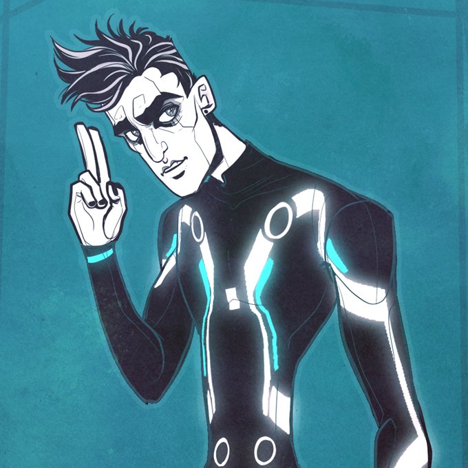 SMStilesProject's tweet photo. Tried colouring a Beck sketch finally #TronUprising #Tron #TronBeck #SaveTheGrid #TheRenegade #GreetingsPrograms #ElijahWood Beck from TRON: Uprising, a very good quality character. https://t.co/BYm0aS12wi