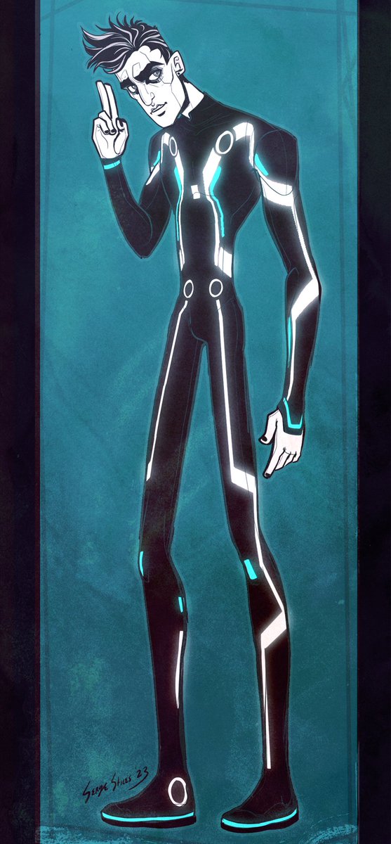 SMStilesProject's tweet photo. Tried colouring a Beck sketch finally #TronUprising #Tron #TronBeck #SaveTheGrid #TheRenegade #GreetingsPrograms #ElijahWood Beck from TRON: Uprising, a very good quality character. https://t.co/BYm0aS12wi