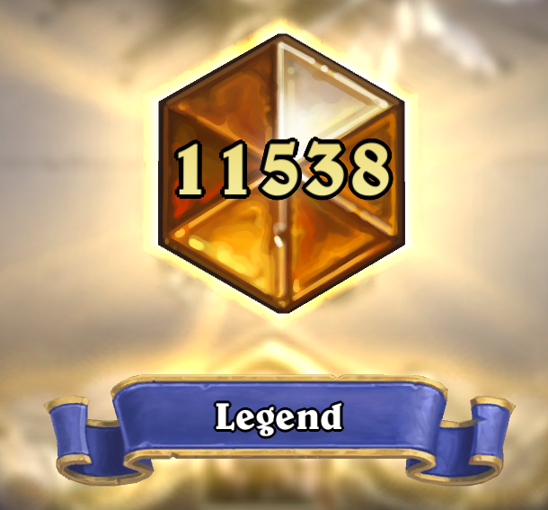 Either something major changed with hearthstone ranks since I last played years ago, or I should change games because I have found my true calling