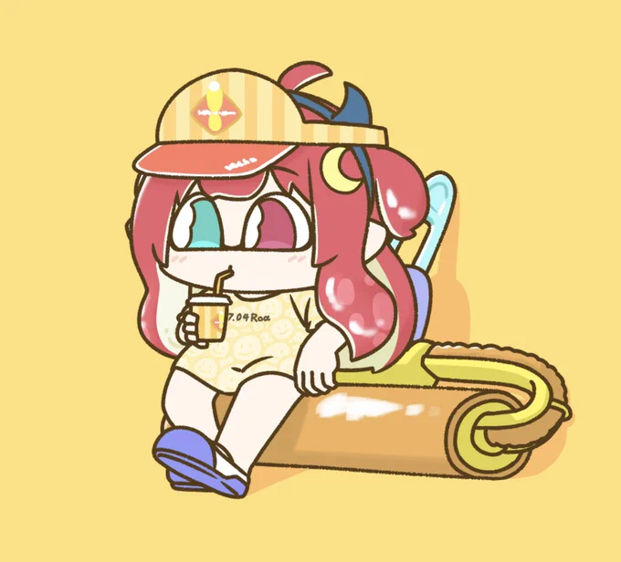イカロアちゃん  ロアちゃんイカしてる〜? あとちょっとしてはスプラが新しいシーズンだよ 新しいブキに新しいステージを見るとワクワクとするね ロアちゃんは期待してるものとかあるかな? スプラの夏が楽しいいっぱいだと嬉しいね  ロアちゃんに使って楽しい新しいブキとの出会いを〜  #ロアート