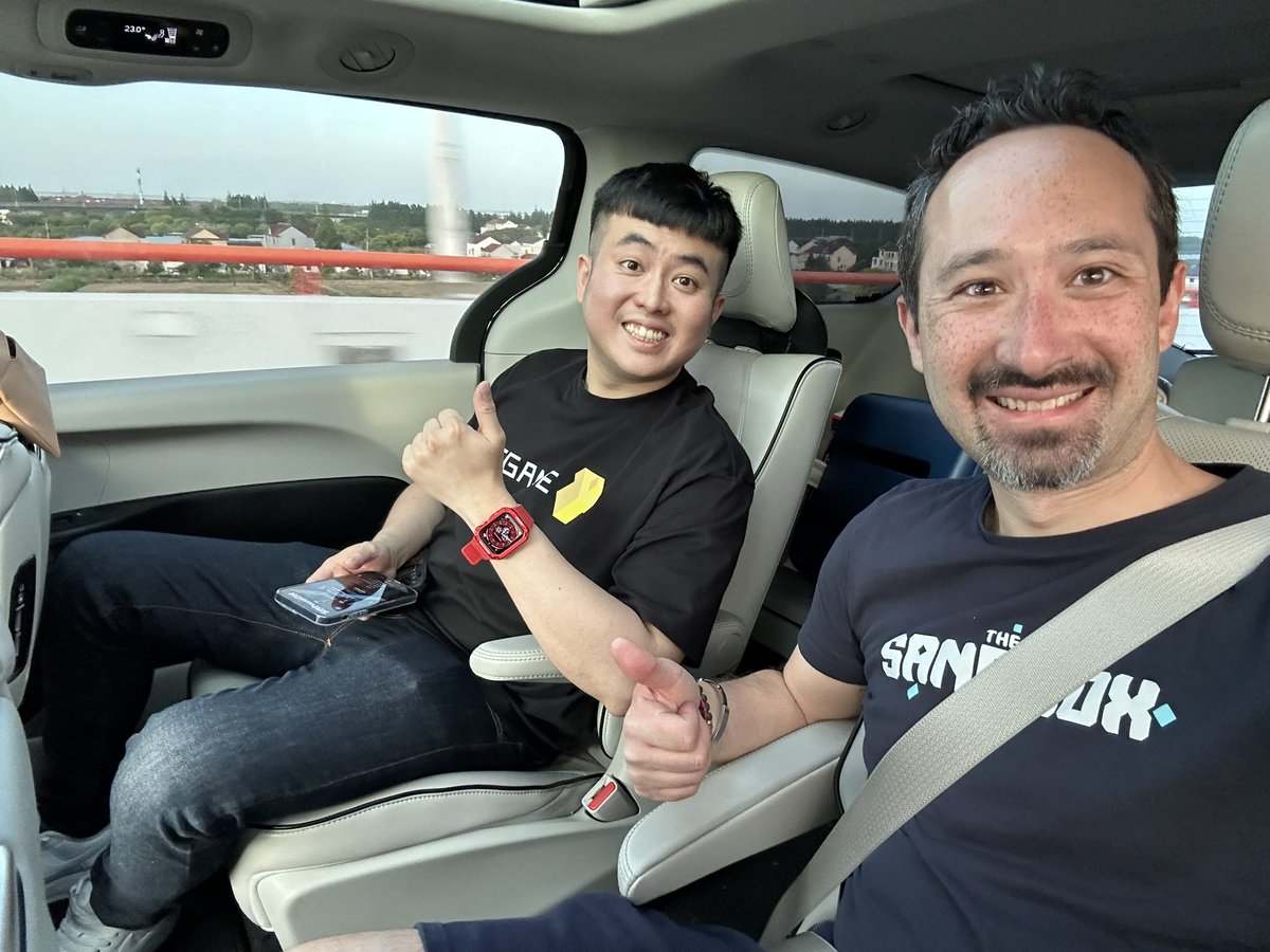 borgetsebastien's tweet photo. 👋 GM / Ni Hao Shanghai 🇨🇳! Thx for the warm welcoming 💙 #SANDFam

Looking to meet Creators &amp; Builders in @TheSandboxGame Chinese community @TheSandboxCH and Web3 &amp; NFT local projects here.

We're hosting a Metaverse Meetup on Wednesday 05/31, RSVP at https://t.co/joUD50r6dI https://t.co/NUDWcFesK2