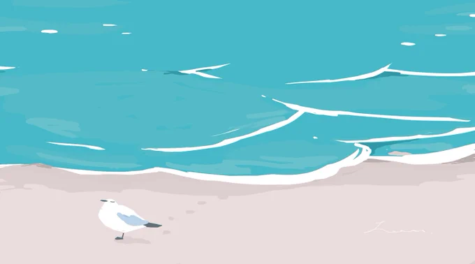 海鳥の羽やすめ
