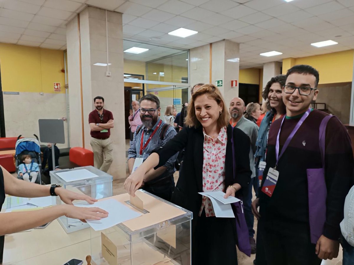 💜❤️💚 Por fin ha llegado el día de llenar las urnas de votos valientes para transformar de verdad este municipio 💜❤️💚

#ValentiaParaTransformar