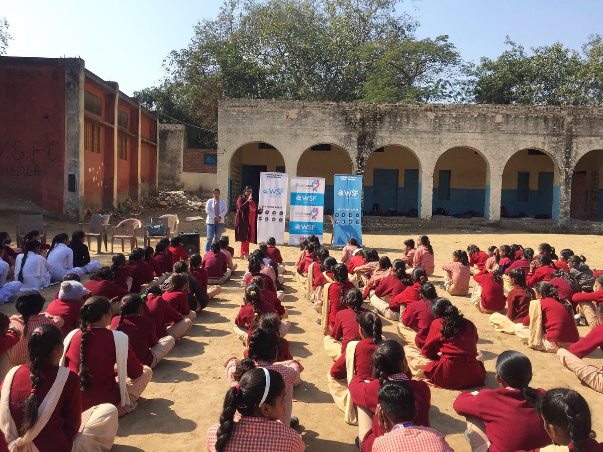 WSFworld's tweet photo. Menstruation is not a problem, poor menstrual hygiene is. Let's break the taboo and talk about menstrual health openly. #MenstrualHygieneDay 

#ProjectCare #WSF #ProjectCARE  #ProjectCareByPiyushSachdeva #MenstrualHealth #HealthyIndia #BreakingTheTaboo #NoHesitation https://t.co/Eo3f3FE9Ka