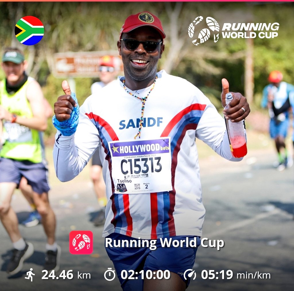 I answered the call to Run for my country 🇿🇦 👍🏿😋😝🤪😜

#Kepelefela ❤️ #Masiye 💚
#RunningWithTumiSole #RunningWithLulubel
#IPaintedMyRun
#EveryRunCounts
#2laOsebetse ⛏️