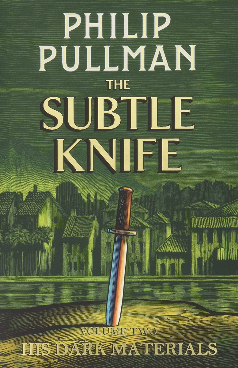 🗡️

Next, we wield #TheSubtleKnife with young Will Parry, slicing through the fabric of different worlds. Here, we encounter beings from distant realms and confront our deepest fears and hopes.

#HisDarkMaterials #BookTwitter