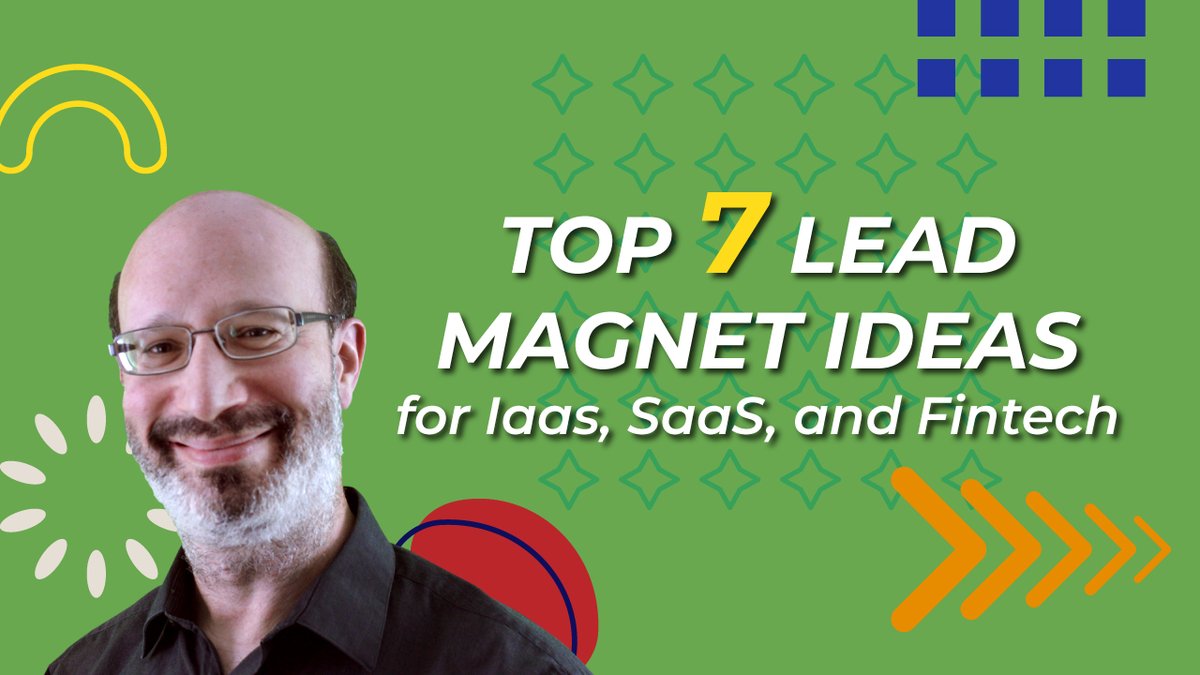 Top 7 Lead Magnet Ideas for IaaS, SaaS, and Fintech
hubs.li/Q01PPbCb0

#LeadMagnet #LeadMagnetIdeas #Iaas #SaaSMarketing #FintechMarketing