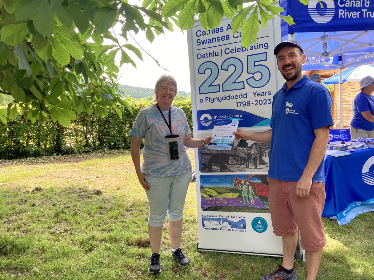 The SC225 paddle challenge is on! Paddle a mile and help us celebrate 225 years of the Swansea Canal. Come on down to Coed Gwilym Parc and have a paddle ⁦<a href="/CRTWalesandSW/">Canal & River Trust Wales and South West</a>⁩ ⁦<a href="/CanalRiverTrust/">Canal & River Trust</a>⁩ ⁦<a href="/SwanCanal_Soc/">SwanseaCanalSociety</a>⁩ <a href="/volunteers/">volunteers</a> #lifeisbetterbywater #SC225
