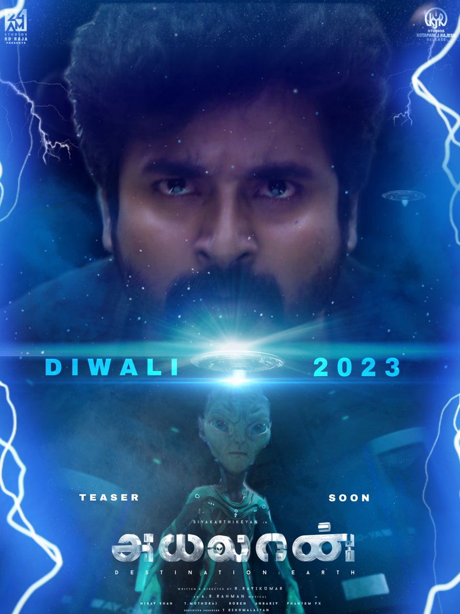 Here is my EDIT for #Ayalaan 

DESTINATION - EARTH

@Siva_Kartikeyan @kjr_studios @Ravikumar_Dir  
#AyalaanTeaser #AyalaanFromDiwali2023