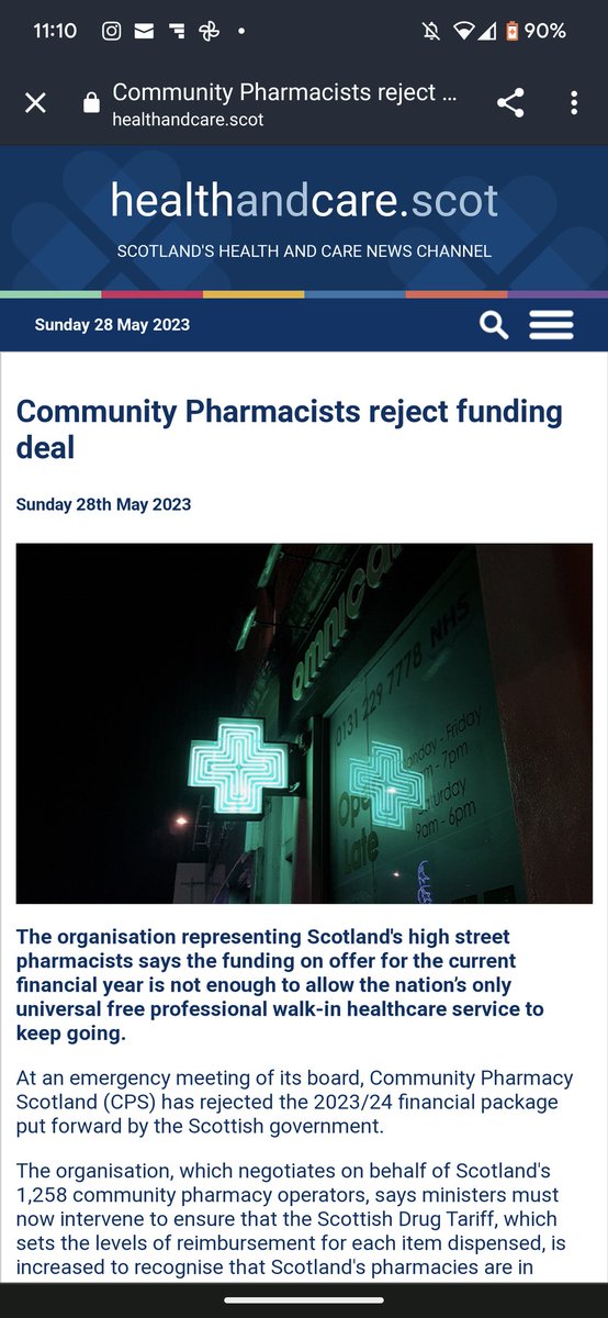 So thankful CPS has rejected the deal. However are the multiples and essentially <a href="/CCApharmacy/">Company Chemists' Association</a> up to a load of skulduggery? Read the next tweet.