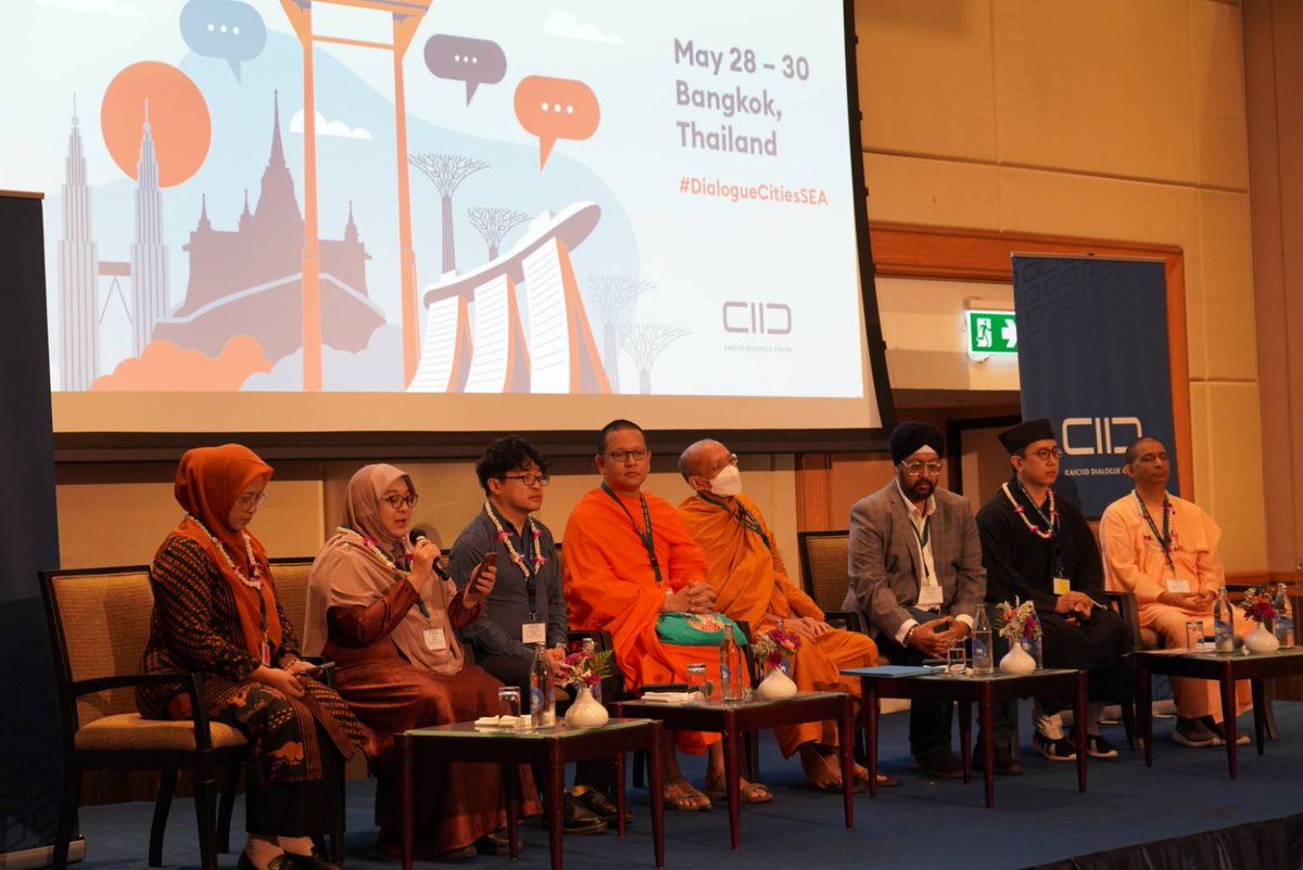 KAICIID's tweet photo. Running from today until May 30th, the three-day event aims to promote a greater understanding of how cities use dialogue to foster unity and cooperation, bridging cultural, ethnic, and religious divides across the Southeast Asian region. #DialogueCitiesSEA https://t.co/qqFFwnsLXw