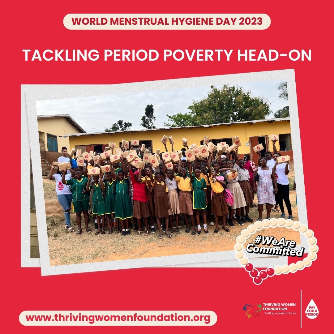 Today is #MenstrualHygieneDay, a reminder to prioritize menstrual health and well-being. 

Join the conversation, challenge the stigma, and support access to safe and hygienic menstrual products for all. 

#Period #WMHD #PeriodPositive #Ghana