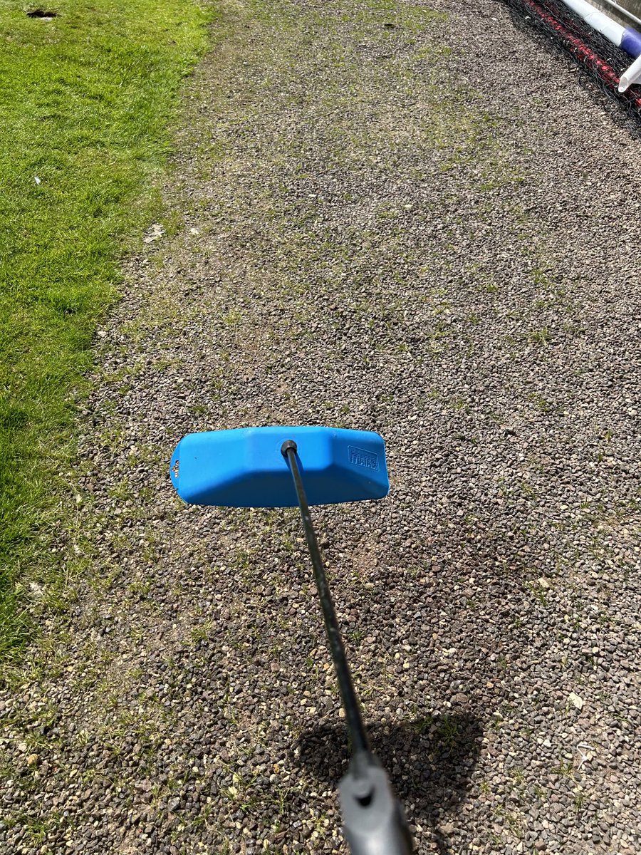 Day 7

Dismantle the goals and stantions ready for a sand down and re-paint,weed kill the gravel track with glyphosate and disco Darren the legend🤣 keeping the surrounds tidy