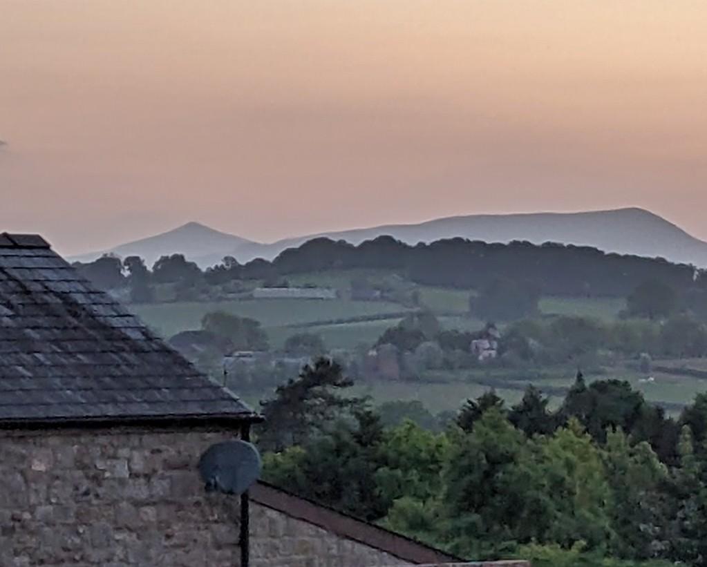 Wales' own Mount Fuji? Sugar Loaf seen from Hendre.