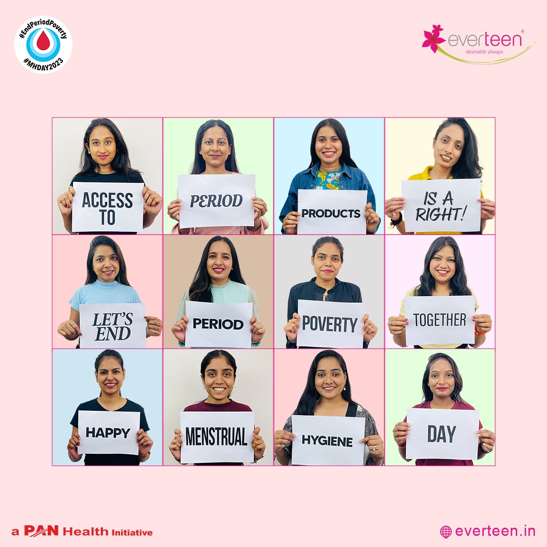 We are committed to end period poverty! 
Happy Menstrual Hygiene Day 🩸🤗

#wearecommitted #mhday2023 #menstrualhygieneday #menstruatewithpride #menstrualpain #periodbloodisnotdirty #endofperiodpoverty #breakthetaboo #periodstigma #periodeducation #menstrualhealth #everteen