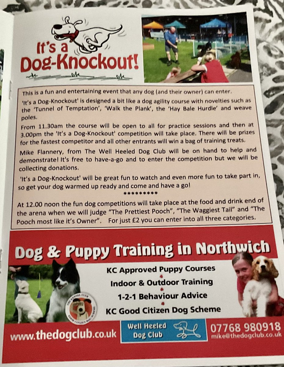 All fair for <a href="/knutsfordlions/">Knutsford Lions</a> tomorrow! 

Starts Bank Holiday Monday, 11am till 4pm. 

Fun for all! 

And dogs 🐕