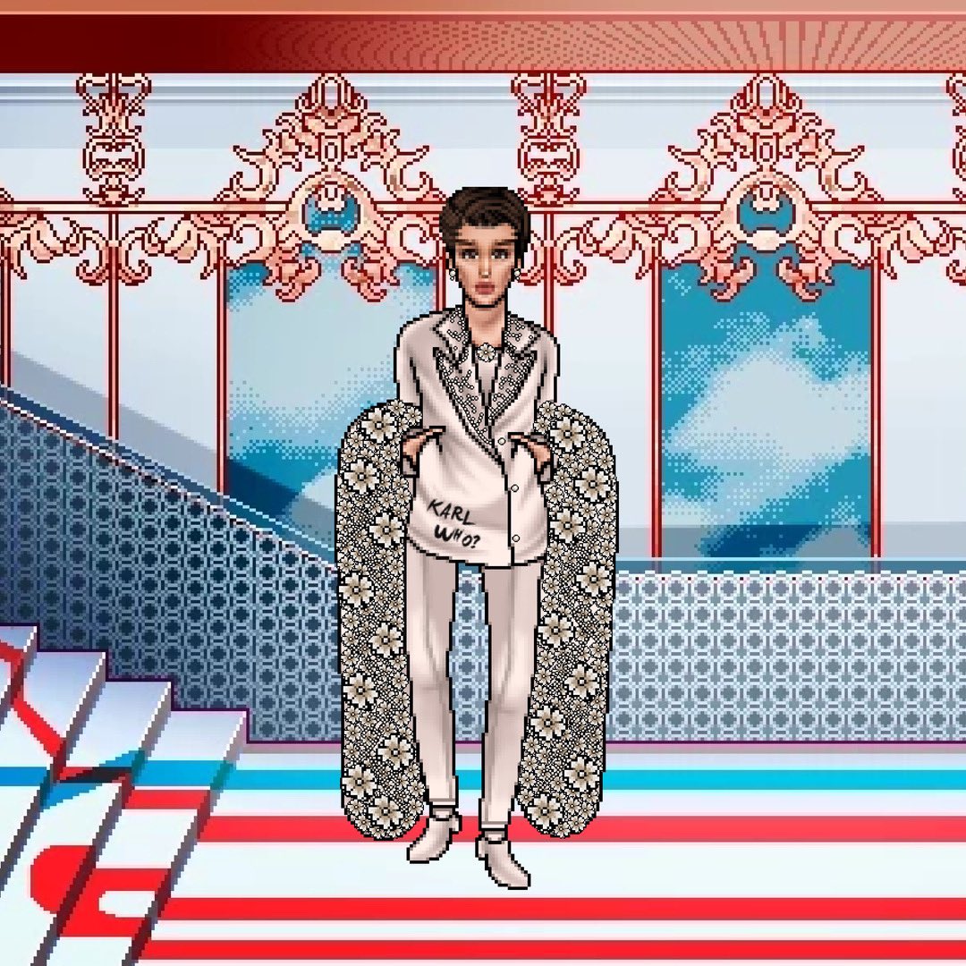 bichardyy's tweet image. THE MET 2023 - Karl who? 💗💐

thanks @VogueHabblet 🤍

#MetGalaHabblet2023