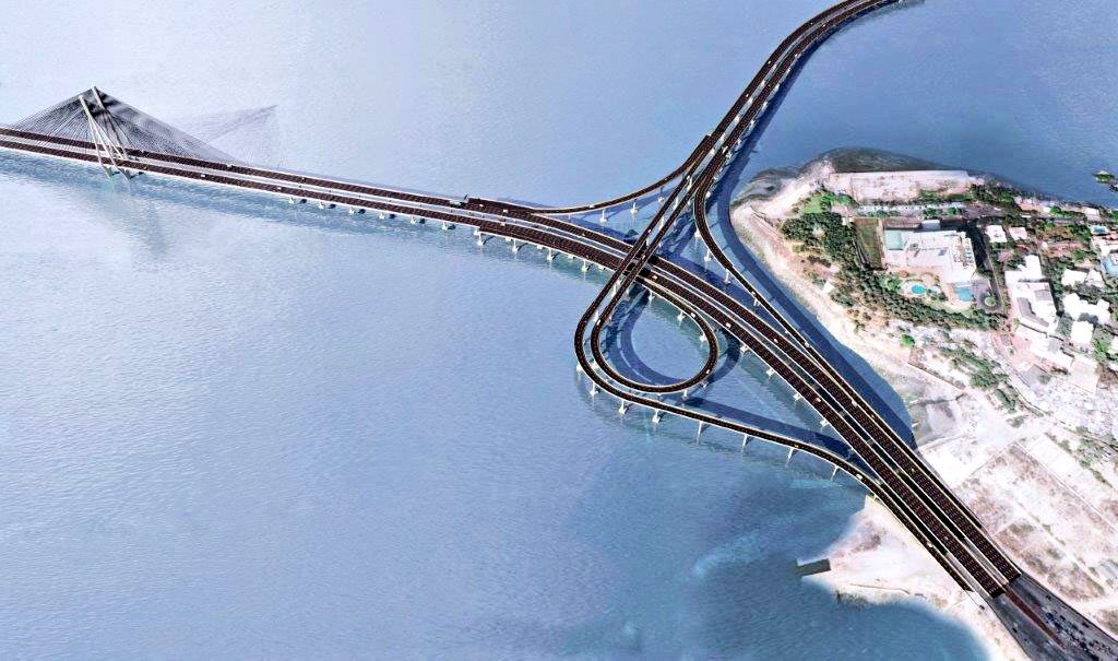 This is how the interchange between Bandra-Worli Sea Link and Bandra-Versova Sea Link in #Mumbai will look like.

@mieknathshinde #Maharashtra #Bridge