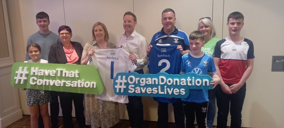 Lovely morning in the @Breffniarms1 for the renewal of Sponsorship by @BradysArvaVW & included on our Jersey is @odti_irl Organ Donation Transplant Ireland #havetheconversation 
Delighted to have John, Eimear & Karen from ODTI  with us & thank them for travelling to Arva
