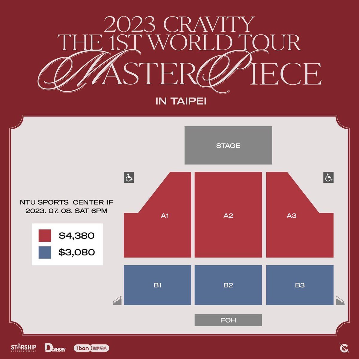 Okaxi11's tweet photo. #CRAVITY #MASTERPIECE
#CRAVITY_1ST_WORLD_TOUR 
台湾 台北 TAIPEI

7/8
A2  row2,3,4 https://t.co/WQ2Jo7pmtu
