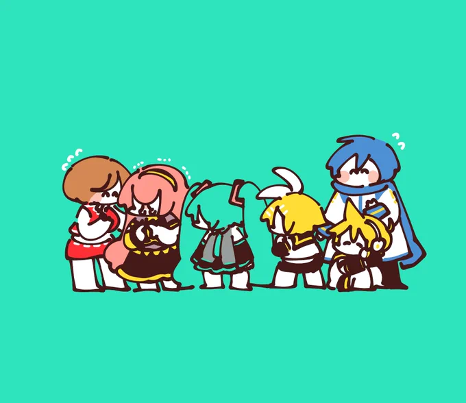 ピアプロキャラクタ-ズに関する新たな情報という意味でした( ¨̮ )