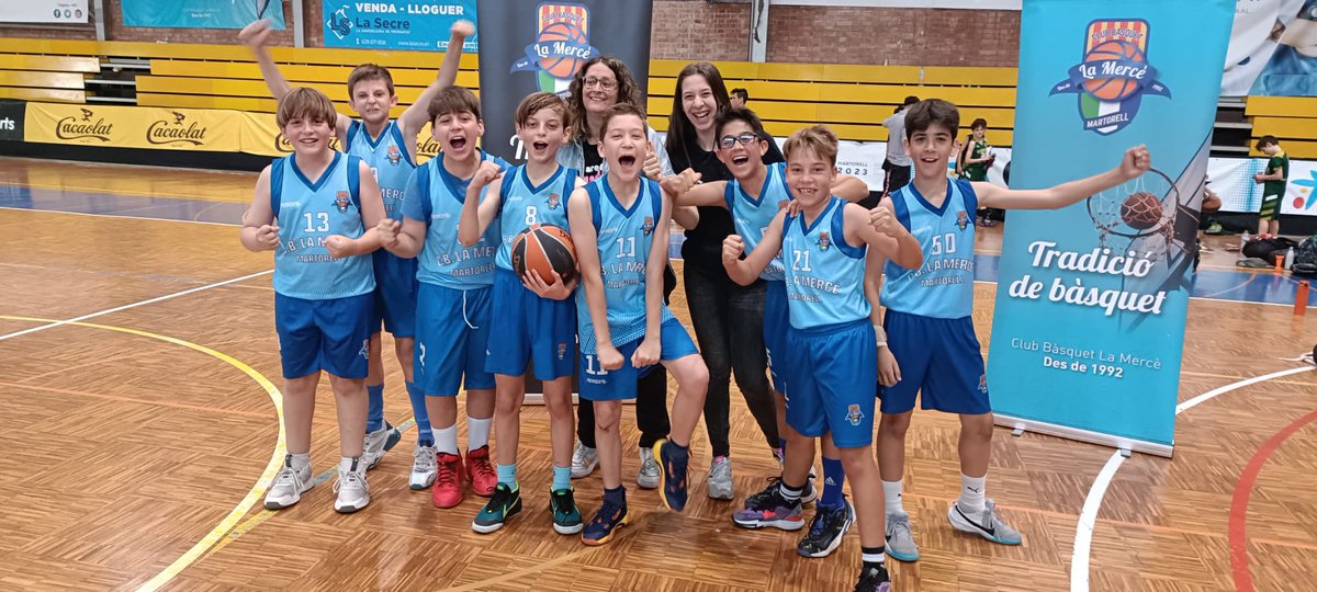 cblamerce's tweet photo. ⚪🔵 MINI 1 | La crònica

✅ @cblamerce 71-65 Bàsquet Sabadell Sud 

��� El conjunt d’Irene Rojano ha tancat la lliga amb un autèntic partidàs. 

#TradiciódeBàsquet
#CBLaMercè https://t.co/mMEEXtJkS2