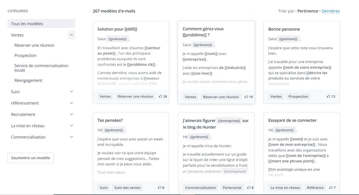 Tu veux gagner un max de temps dans ta prospection ?

J'ai 267 modèles d'emails tout frais juste pour toi.  

D'une valeur de 29,99€  

Moi je te l'offre gratuitement. ✅

RT &amp; Commente "Templates" et je te l'envoie en MP
