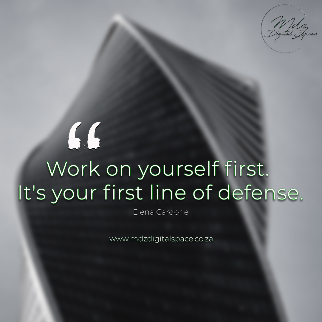 MdzDigitalSpace's tweet photo. Be your own shield, start with yourself. https://t.co/WptfO1o4QT