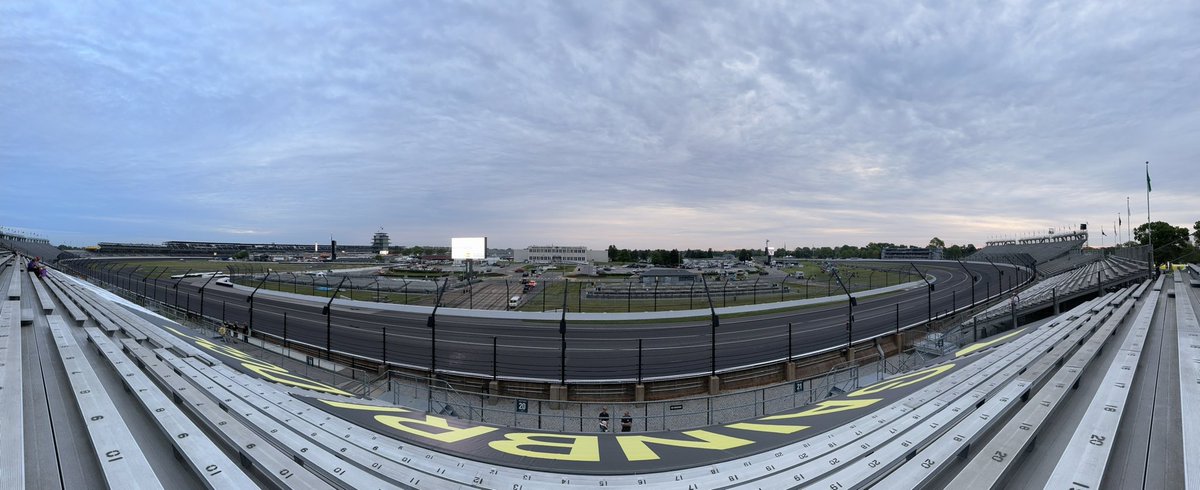 bob_haws's tweet image. Early morning at the brickyard #indy500