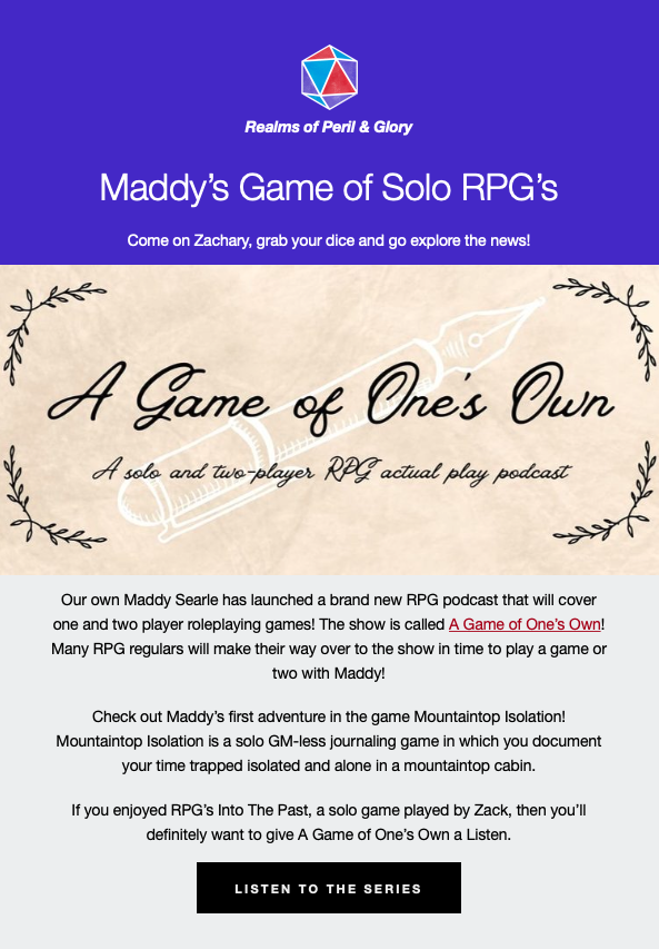 Realms of Peril & Glory tweet media