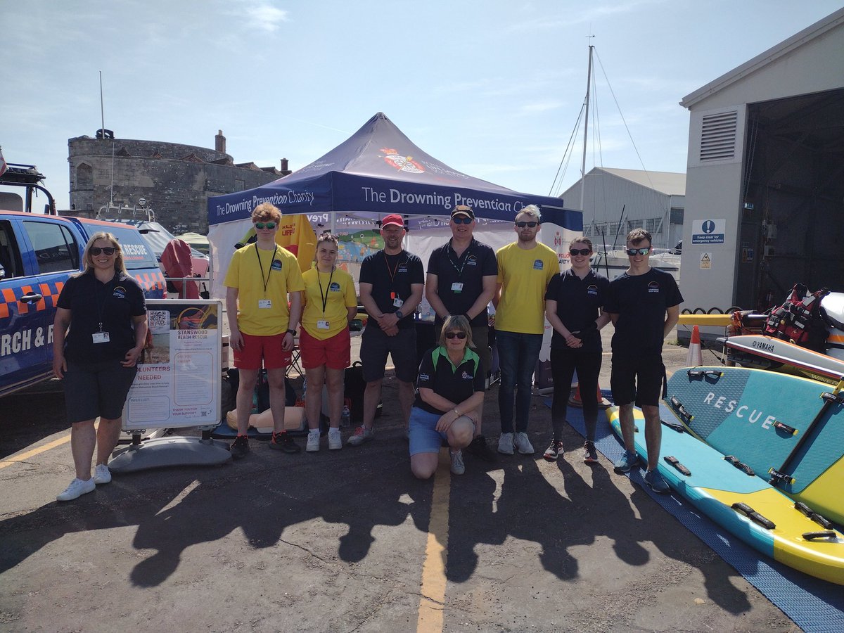 With Stanswood Beach Rescue at Calshot 999 Emergency Services Day <a href="/CalshotActs/">Calshot Activities Centre</a>
