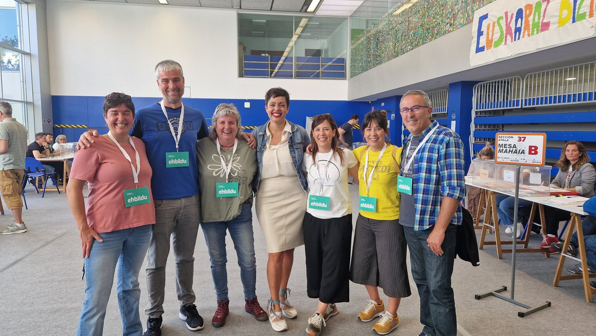 Eskerrik beroenak herriz herri hauteskunde kanpaina aurrera eramatea posible egin duzuen guztioi eta gaur hauteslekuetan ahaldun gisa zaudenetoi. 

✊ Zuekin indartsuagoak gara! Zuekin #EgingoDugu!