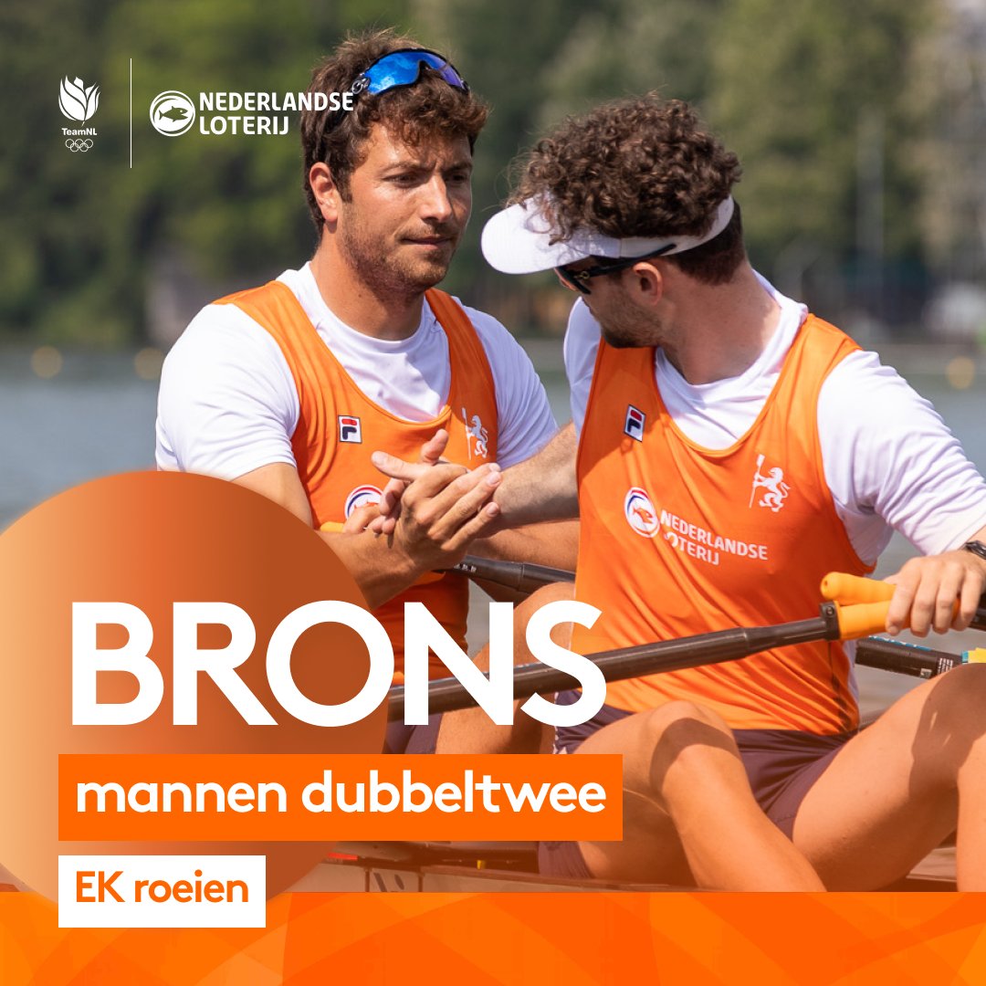 De concurrentie is moordend in deze categorie! Vandaag is het resultaat een derde plaats op het EK.  

🚣 Stef Broenink en Melvin Twellaar

#SamenSterker | #TeamNL