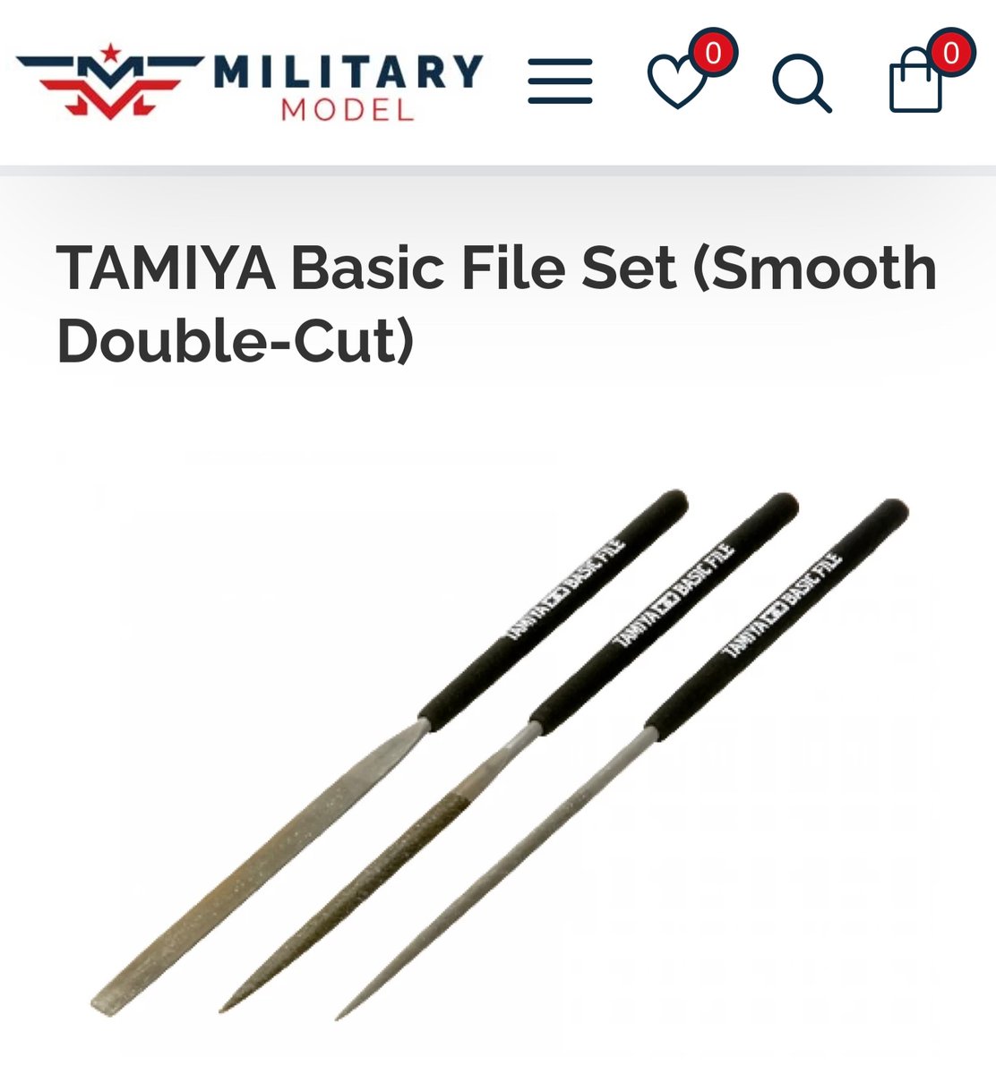 Military1Models's tweet photo. TAMIYA Basic File Set (Smooth Double-Cut)

Click here to purchase yours https://t.co/sIMEi1e9Hl or visit https://t.co/5MXA6gxIgM and Search Tamiya File.

This set of 3 files includes flat, hemispherical and round files for use in the construction of plastic models.

#tamiya https://t.co/0tJ5KQFBPN