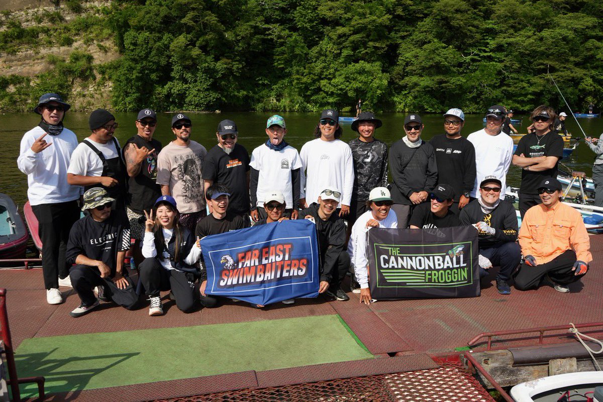 'ONCE AND FOR ALL'
Frogmen vs. Swimbaiters
1day team match
2023/May27 Lake Kameyama