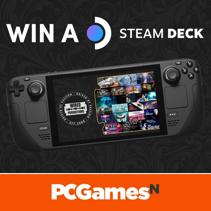 WiredP's tweet photo. 🌟 Hey You, Yes YOU! 🌟

Want to win a #SteamDeck! 🎮

1️⃣ Follow @WiredP and @PCGamesN 
2️⃣ RT
3️⃣ Tag a friend

For details and entry, visit: https://t.co/IOvKYyArYa

Good luck! 🤞

#Giveaway #Win #Competition https://t.co/06xafiRfSn