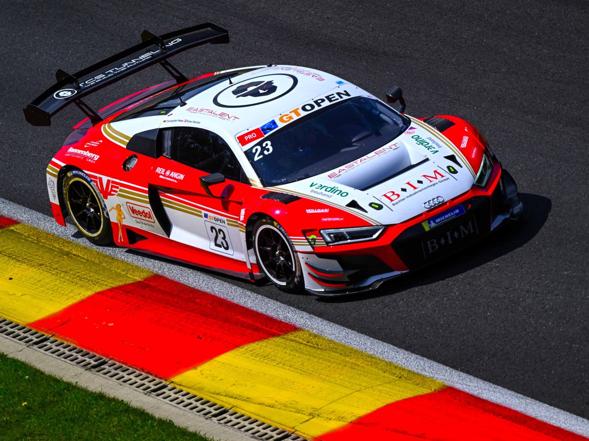 Podium in Belgium: Audi Sport driver @ChHaase and Simon Reicher finished runner-up by 0.067 seconds in today’s 140-min @GT_Open race at @circuitspa. The German-Austrian duo was sharing the #23 Audi R8 LMS from Eastalent Racing.

#PerformanceIsAnAttitude #GT3