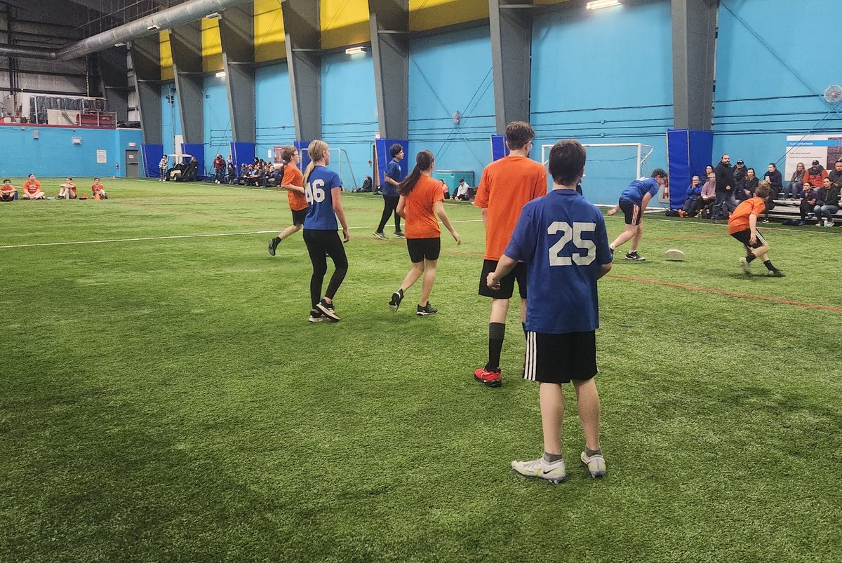 NL_ULTIMATE's tweet photo. Day two of our Junior High Ultimate Provincial Tournament has begun this morning!
Thanks to #vscnl for helping make the tournament happen. https://t.co/VBks9bqUT0