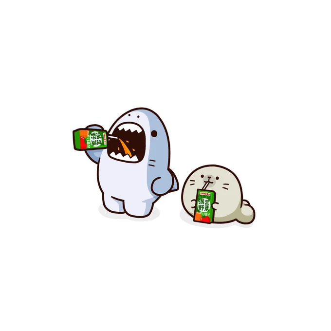 栄養バランスを気にするサメ #サメーズ