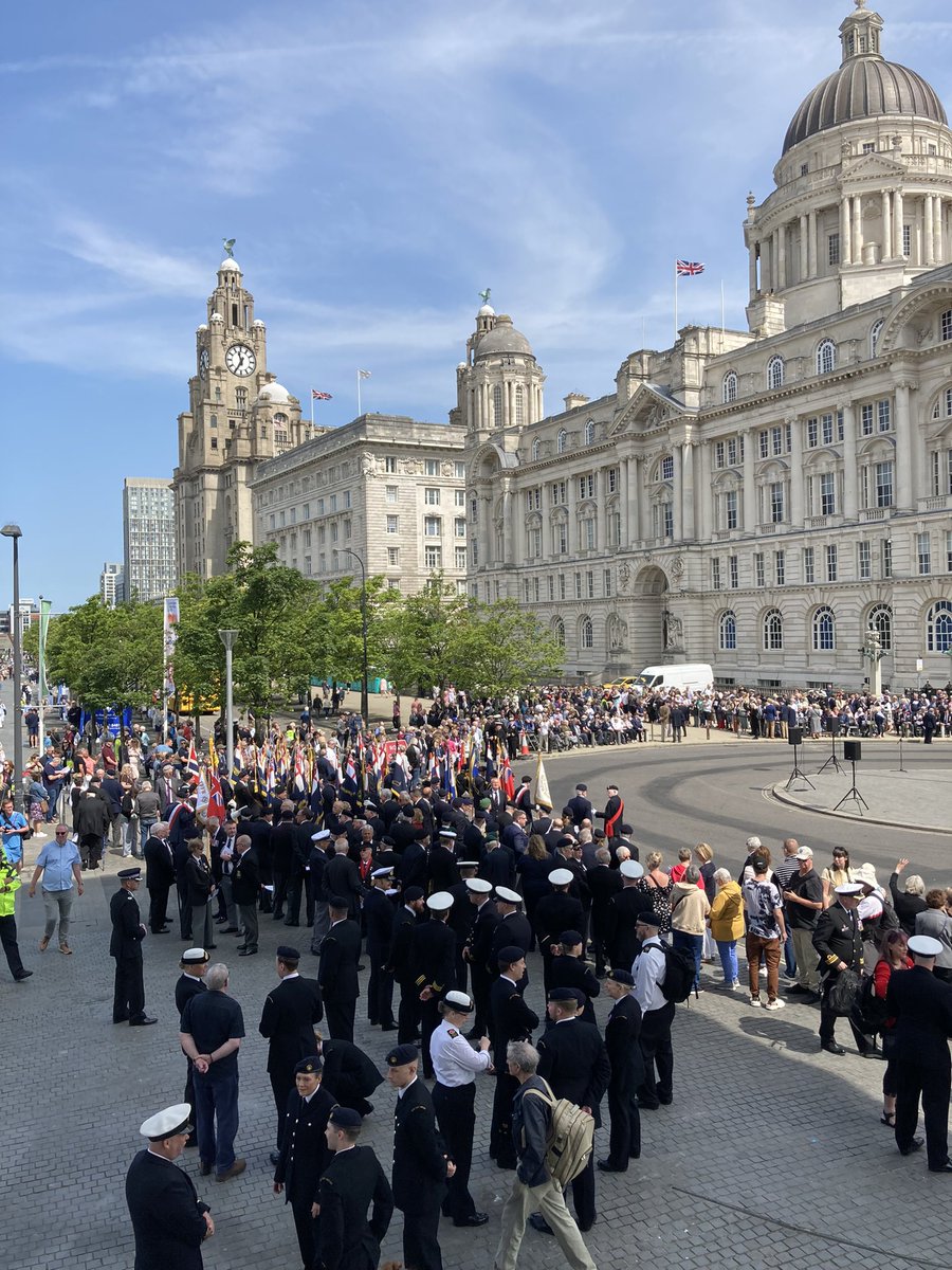 Battle of the Atlantic in Liverpool Drumhead Service ⚓️ @ForcesNews