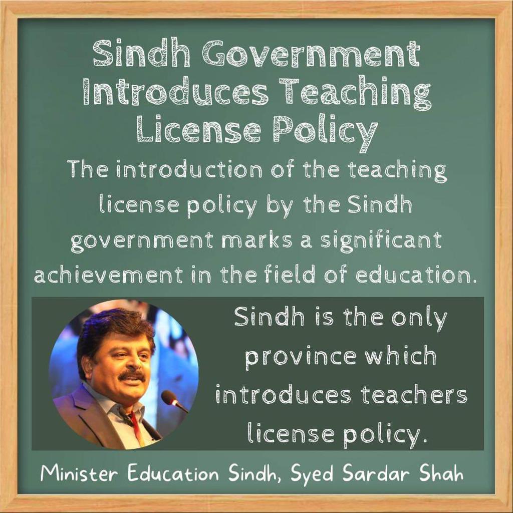 IdaRieu's tweet photo. Ida Rieu congratulates  Syed Sardar Ali Shah, Minister for Education, and the Sindh Government on approving pakistan’s first teaching licence policy, which will enhance teacher skills and quality in both public and private sectors. https://t.co/nfgpG7CfbZ