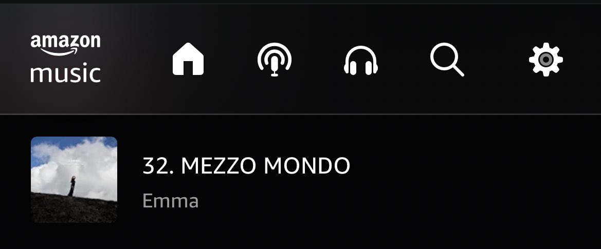 Re peak per #MezzoMondo 🌍🧩 di @MarroneEmma nella top 50 @amazonmusic alla #32 (+2)!

#EmmaMarrone