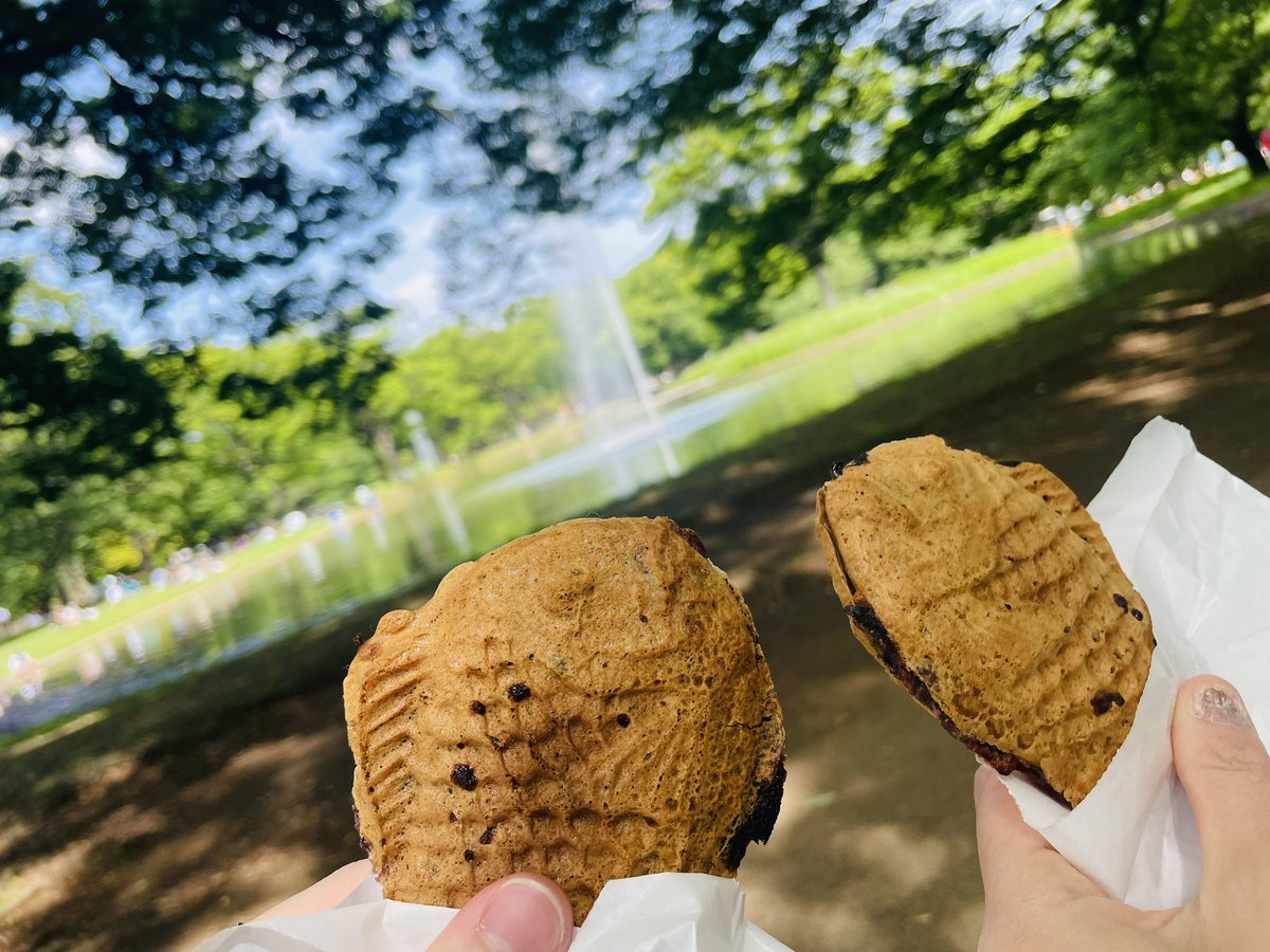 szkaoin's tweet image. 代々木公園でオシャレランチ🥪
かと思いきや、欲には勝てなかった🐟

#camelback
#ひいらぎ