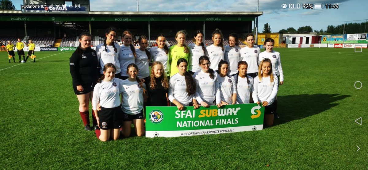 U16 Girls SFAI Irish Cup final Athenry 0 Waterford Bohs 2 Heartbreak in EDP last night as it wasn’t to be for our fantastic U 16 girls who just came up short against an excellent Waterford Bohs side. Click link below for full report. m.facebook.com/story.php?stor…