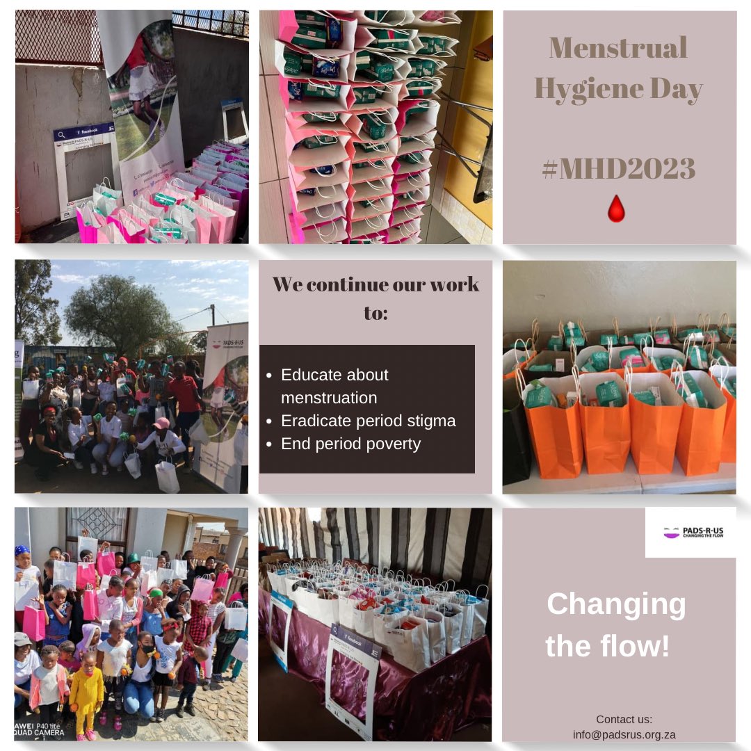 thandoooox5's tweet photo. Today is Menstrual Hygiene Day, aimed to spread awareness of effectively managing menstruation. 

Through @padsrus16 we have been assisted women and girls with sanitary pads since 2016 and we remain committed to our work.

#MHDay2023 #WeAreCommitted  
🩸 https://t.co/PEWK8Sz9Nd