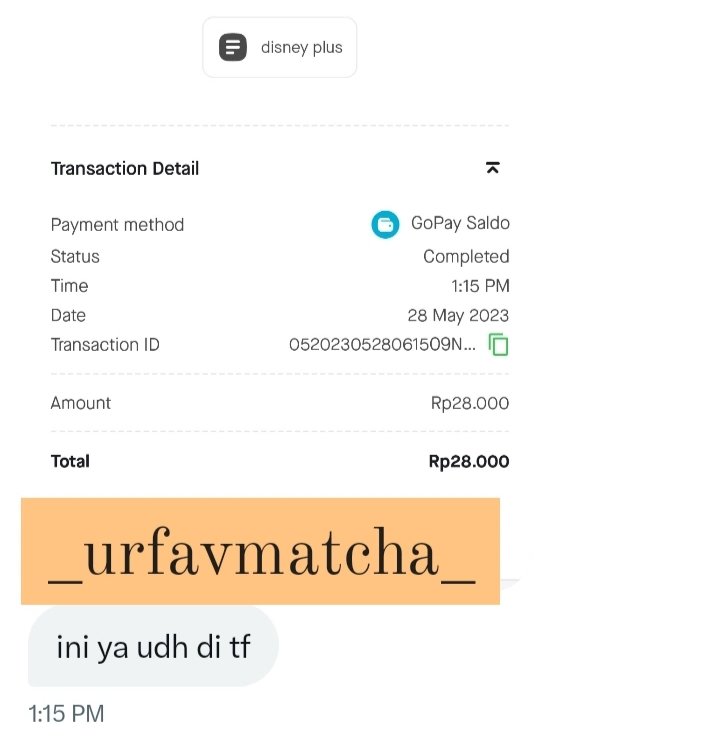 _urfavmatcha_'s tweet photo. REAL TESTI DISNEY+ 1 BULAN SHARING #zonauang #zonajajan #wts #zonaBU https://t.co/O3cHvgMuW5