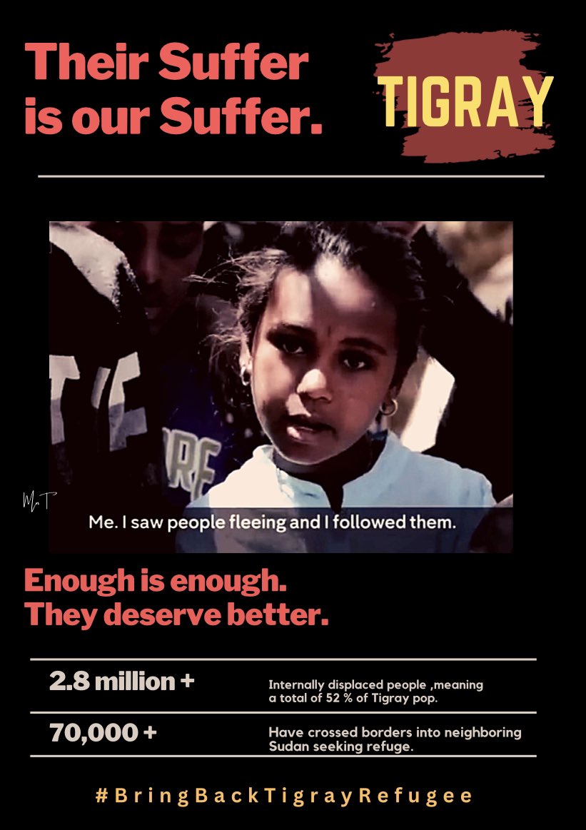 hewiy_tigray's tweet photo. Millions Tigrayan are starving,100s of 1000s are killed,injured, &amp; forced displaced we demand #Justice4Tigray 
Tigrayans that have experienced famine &amp; weaponized starvation are currently suffering from a ManMade Famine with a lack of medicine. #EritreaOutOfTigray @PowerUSAID https://t.co/qbG57G0pfH