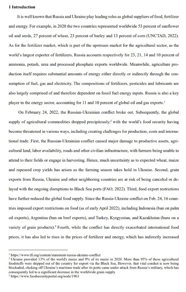NewsAnatomy13's tweet photo. Ɛ⇂ʎɯoʇɐu∀sʍǝN👽𝟤❀5
✍️F.Feng etal #China #Agricultural #EconomicReview #ISSN 1756137X

"#Quantifying  #impact of #RussiaUkraineWar on #foodsecurity n #tradepattern: #evidence of #structural #general #equilibrium #trademodel"

#NewsAnatomy13👽 #FullPdf⬇️
https://t.co/ZoxVNhgeJz https://t.co/ahCJ6xKuSv