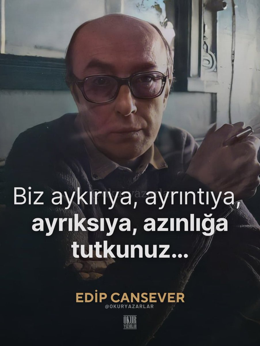 Türkçe şiirin büyük ustası, saygıdeğer büyüğüm Edip Cansever’i vefatının 37. Yılında saygıyla anıyorum…🙏🏻